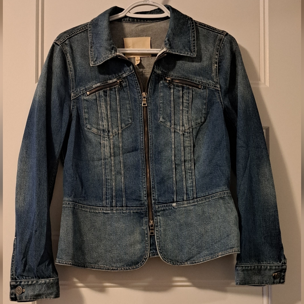 Rebecca Taylor Distressed Jean Jacket